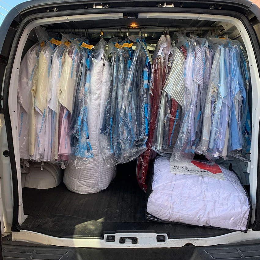 Dry Cleaning Pickup and Delivery in Lexington and Weston, MA