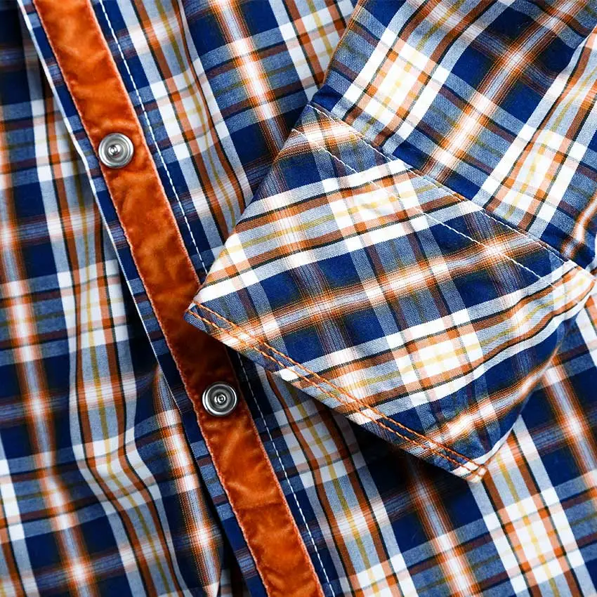 Men shirt with new buttons